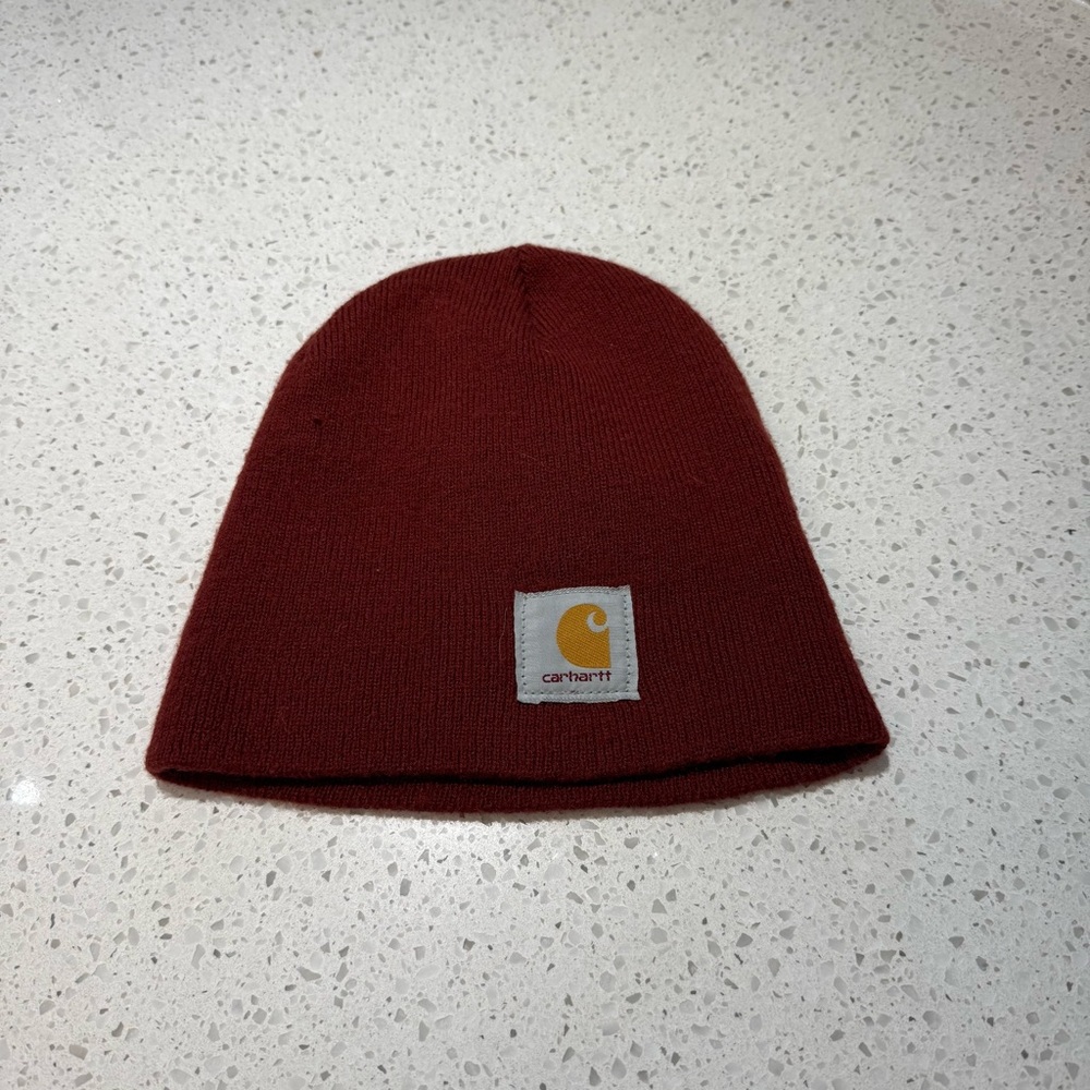 Carhartt Maroon /rust Knit Hat